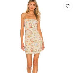 WeWoreWhat Ronnie dress in Vintage Drapes Sand